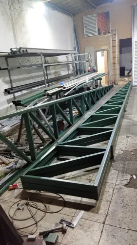Galpões, Estruturas metálicas - Fabricamos e instalamos