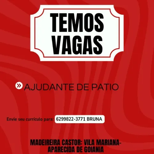  AJUDANTE DE PATIO 