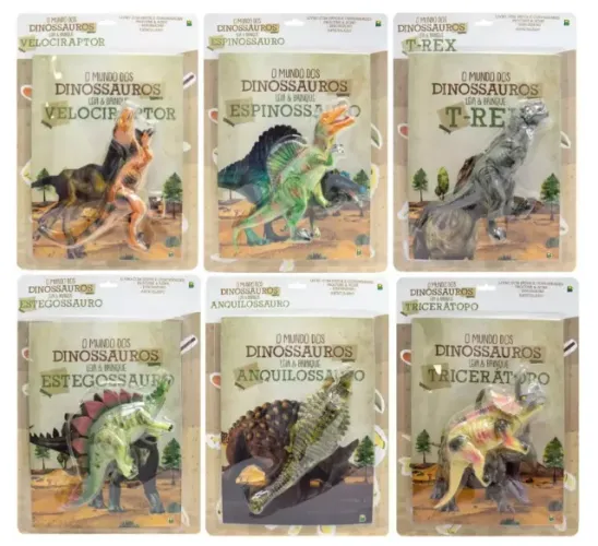 Coleção Completa Mundo Dos Dinossauros