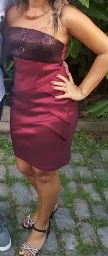 Vestido Vermelho Tubinho