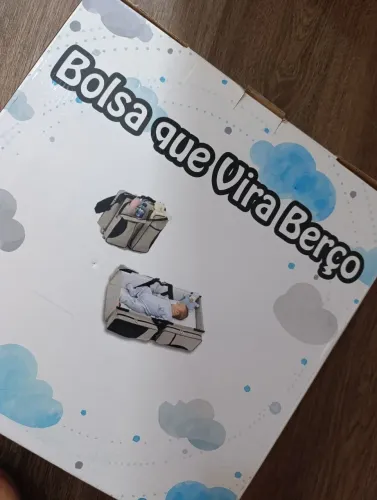 Bolsa que vira berço