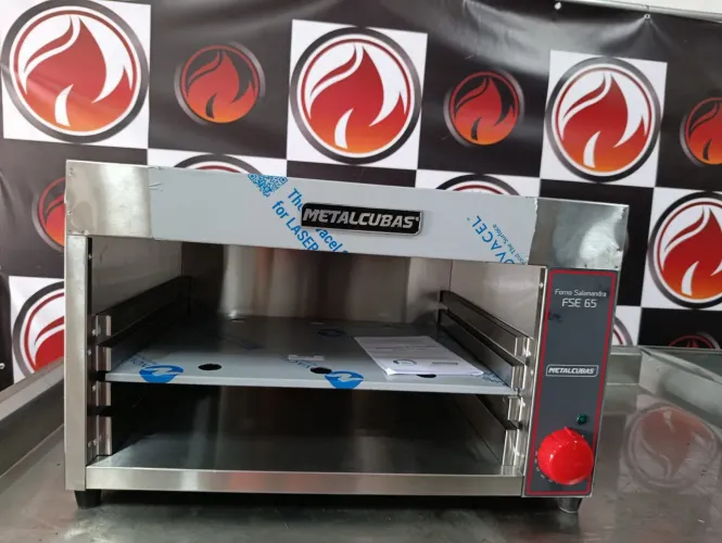 Forno Salamandra elétrico 220 volts novo garantia de 6 meses pela fábrica METALCUBAS 