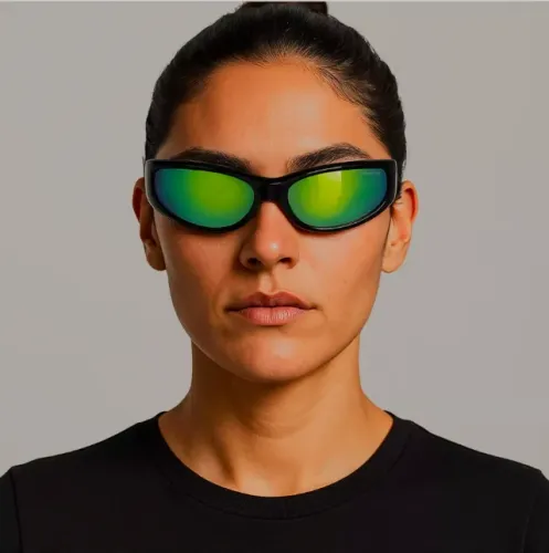 Óculos Arnette Catfish x Girl Skateboards Black/Green espelhado
