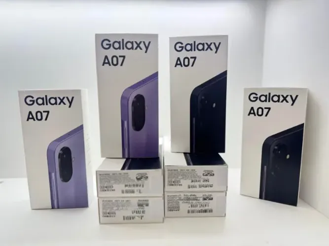 Samsung A07 128GB 4RAM R$ 799,00 ? Preto/Violeta/ Azul