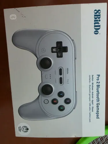 Controle 8bitdo Pro2 Hall Effect Novo