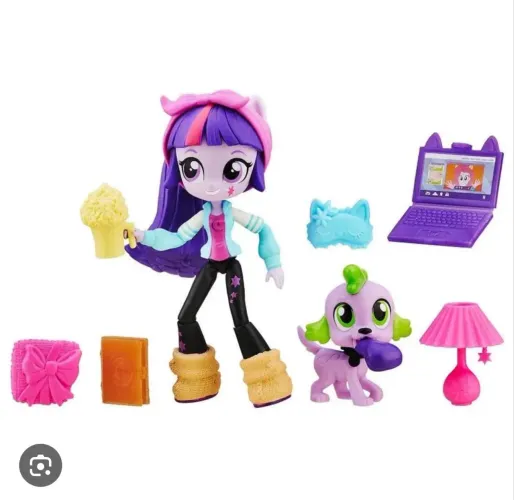 My Little Pony - Boneca Mini Equestria Girls - Twilight Sparkle Festa do Pijama