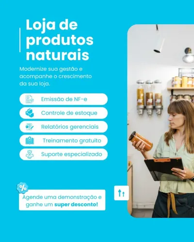 Sistema para Loja de Produtos Naturais