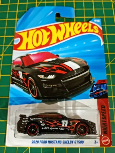 Hot Wheels - Ford Mustang Shelby GT500 2020 (preto)