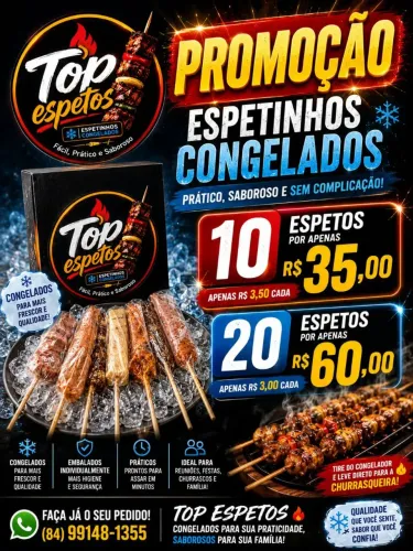 Espetinhos Congelados
