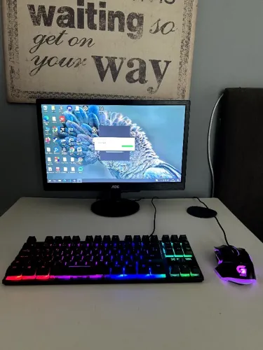 PC completo i5 + RX 550 4GB + 16GB RAM + SSD + HD + Monitor