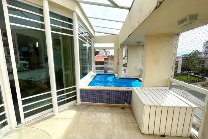 Apartamento a venda Guarujá/SP Exclusividade Remax Cobertura Duplex Solarium Piscina Churr