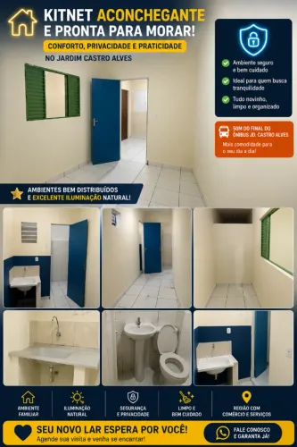 Kitnet Reformada | Direto com Proprietário | Comércios e Ônibus na Porta