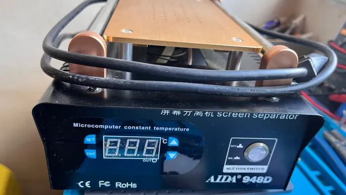 Vendo Separadora de Telas/LCD AIDA 948D (Com Sucção)