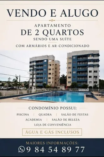 Venda e Aluguel Residencial Vila Das Flores, 2 quartos