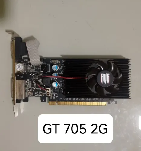 Placa de vídeo NVidia geforce GT 705 2G (usada)