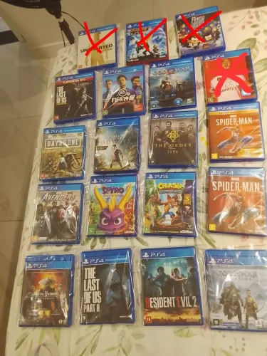 Jogos PS4/PS5 perfeitos promoção 75 reais a unidade qualquer um da sua escolha