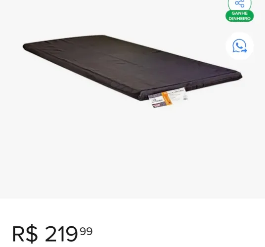 Colchonete solteiro Toraflex D20 novo e lacrado 