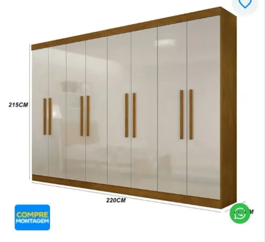 Guarda-roupa casal novinho