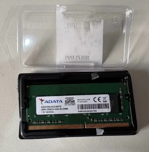 Memória ram ddr4 adata de 4gb 