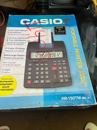Calculadora Casio HR-150TM-BK-A