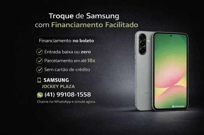 Crediário Samsung - Parcelamento no boleto ?