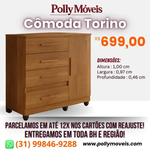 Cômoda Torino! Pronta Entrega!