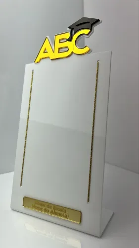 Porta-Retrato Formatura ABC Personalizado em Acrílico