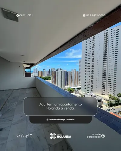 Cobertura a venda em Miramar - João Pessoa