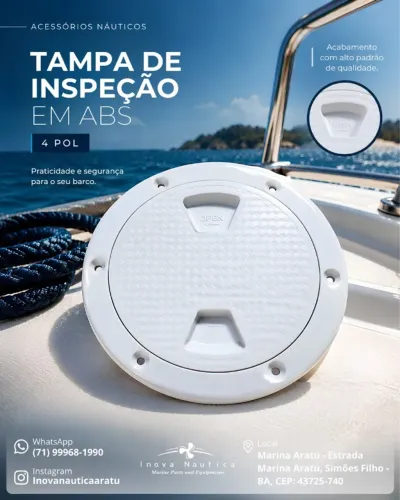 Tampa de Inspeção em ABS 4 POL