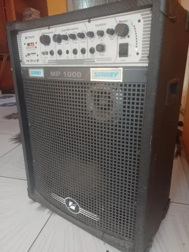 Caixa amplificada frahm 1000 watts de potência RMS