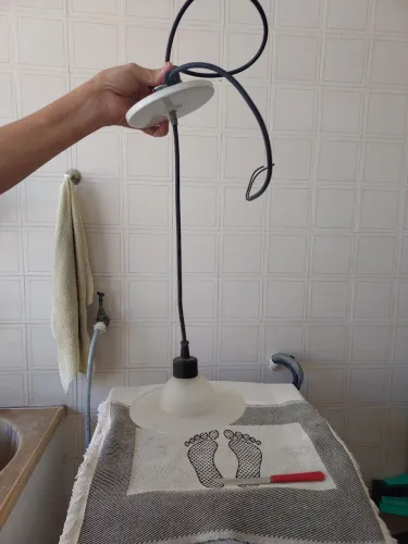 Vendo Luminária Pendente Vidro Vintage