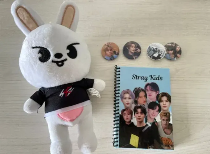 Vendo itens coleção BTS, Stray kids, funkos, K-pop, Jin, Persona, cards, fotos, Arm Bomb,