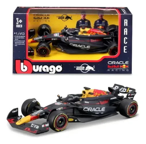 Miniatura F1 Red Bull Racing RB21 (2025) 1 Max Verstappen 1:43 Bburago - Modelo Oficia