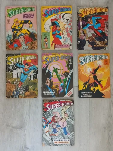LOTE GIBIS SUPER-HOMEM - Nº 55 AO 61