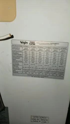 Ar condicionador piso teto 36 mil btus
