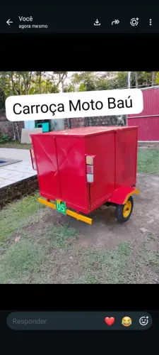Carroça Moto Baú