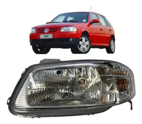 Farol Esquerdo Volkswagen Gol Saveiro G4 2004 A 2014 Origina Esquerdo/motorista