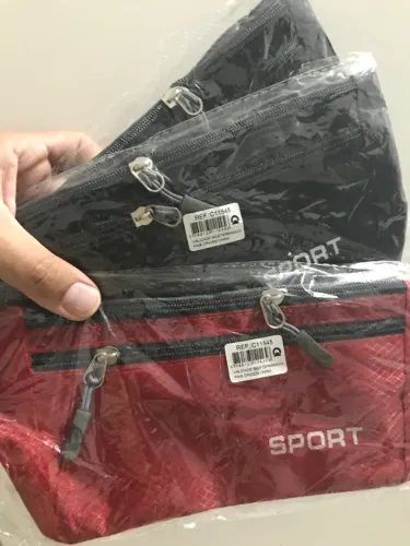 Pochete Porta dinheiro - Pochete Doleira 3 bolsos