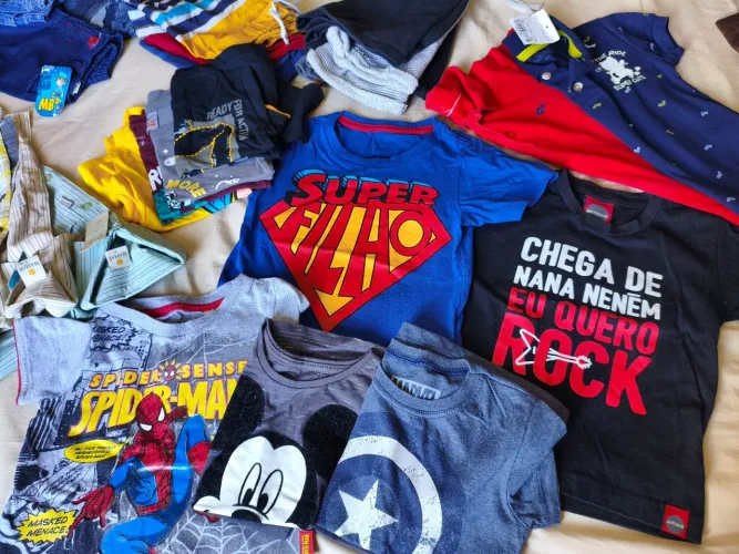 ROUPAS DE MENINO 1 E 2 ANOS SUPER NOVAS 