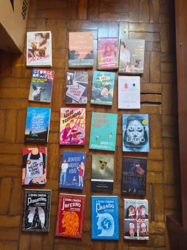 Caixa com 38 Livros