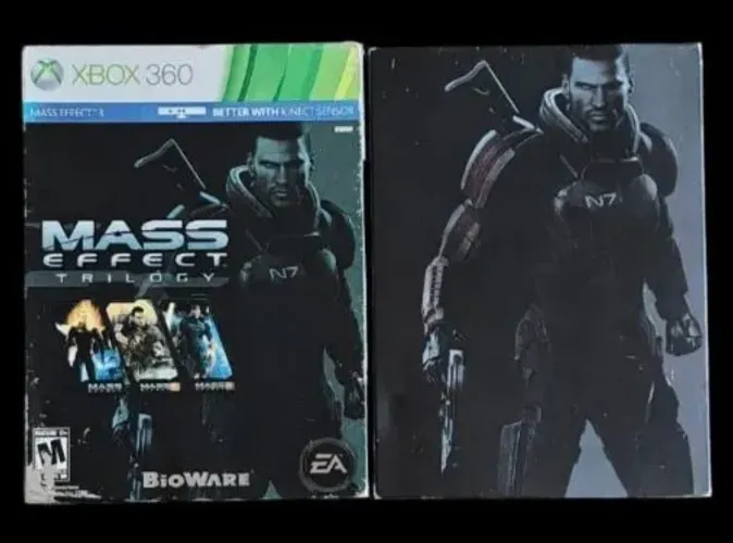Box Mass Effect Trilogy (Original físico) para XBOX 360 usado