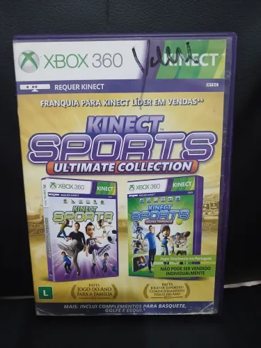 Kinect sports e kinect adventure para xbox 360