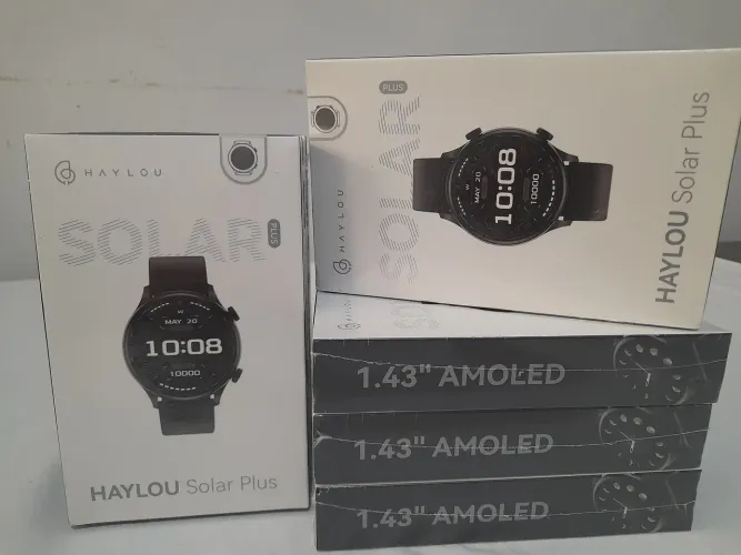 Relógios Smarts Haylou Solar Plus Amoled 250.00 Cada