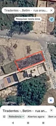 Vende lote no bairro  Tiradentes Betim boa topografia 