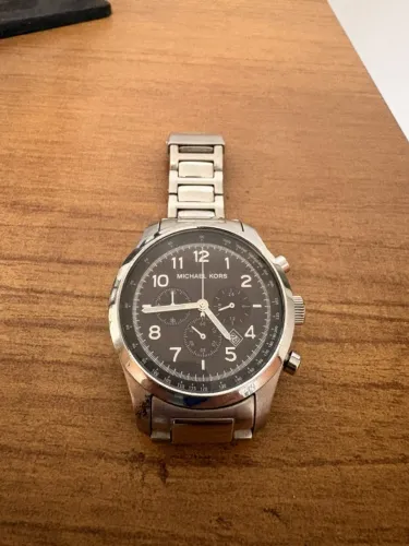 Relógio Masculino Michael Kors MK-8037 Gage Chronograph (Original) - Aço Inoxidável