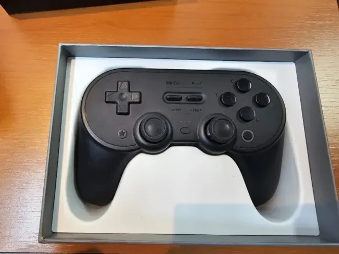Controle Bluetooth 8bitdo Pro 2 Black Edition para Switch, PC Android