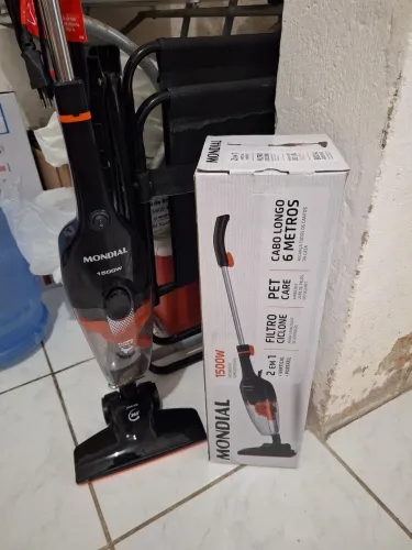 Aspirador De Pó Turbo Cycle Mondial 1500w- Ap-40-b - 220v.