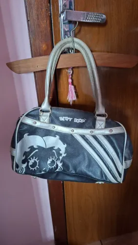 bolsa betty boop couro legitimo