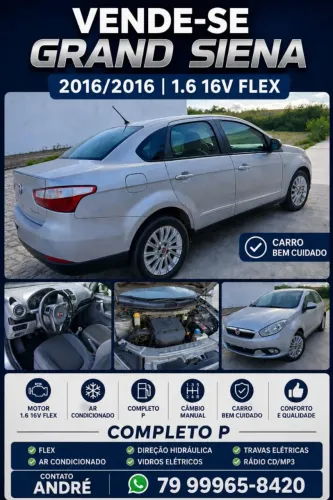 Fiat Grand Siena Essence 1.6 Flex 16V 2016
