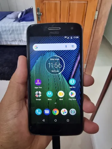 Celular moto g5 plus com desbloqueio na digital